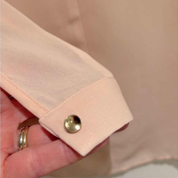 Reiss Beige Nude Blouse Top size 4 - Picture 4 of 4